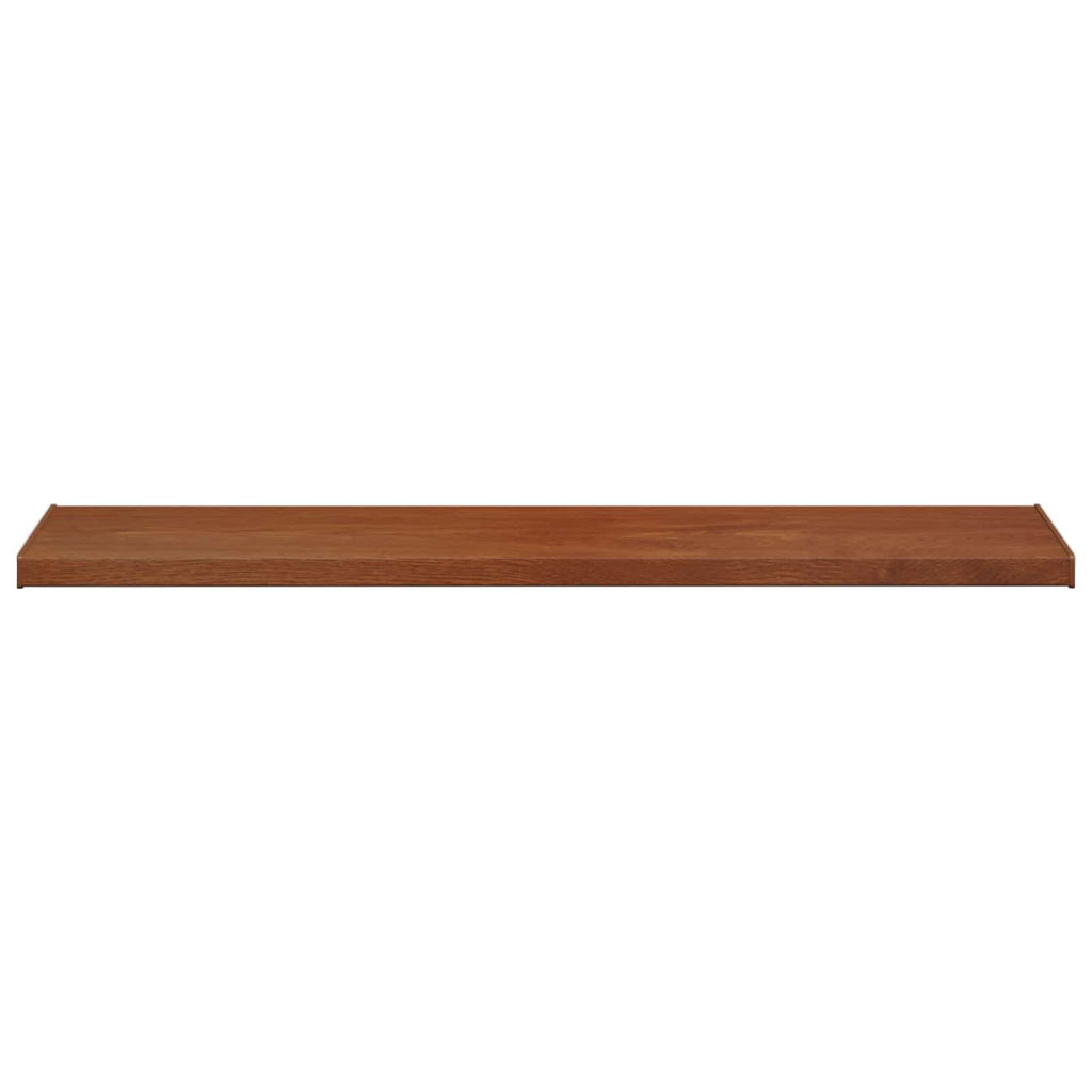 vidaXL Parapet okienny Brązowe drewno 120 x 45 x 4,5 cm PVC