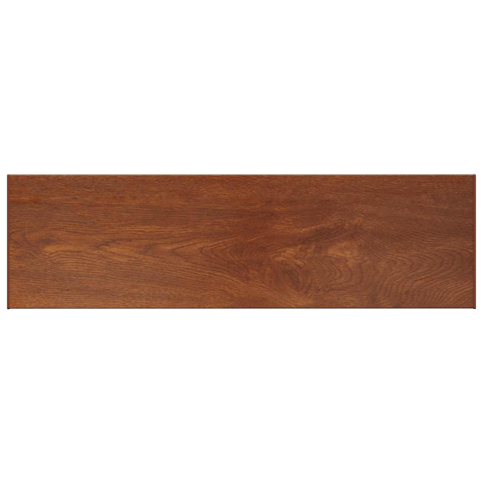 vidaXL Parapet okienny Brązowe drewno 120 x 45 x 4,5 cm PVC