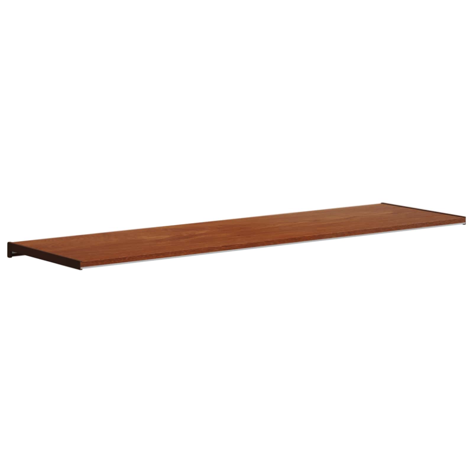 vidaXL Parapet okienny Brązowe drewno 160 x 45 x 4,5 cm PVC
