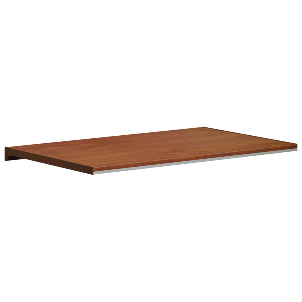 vidaXL Parapet okienny Brązowe drewno 60 x 50 x 4,5 cm PVC