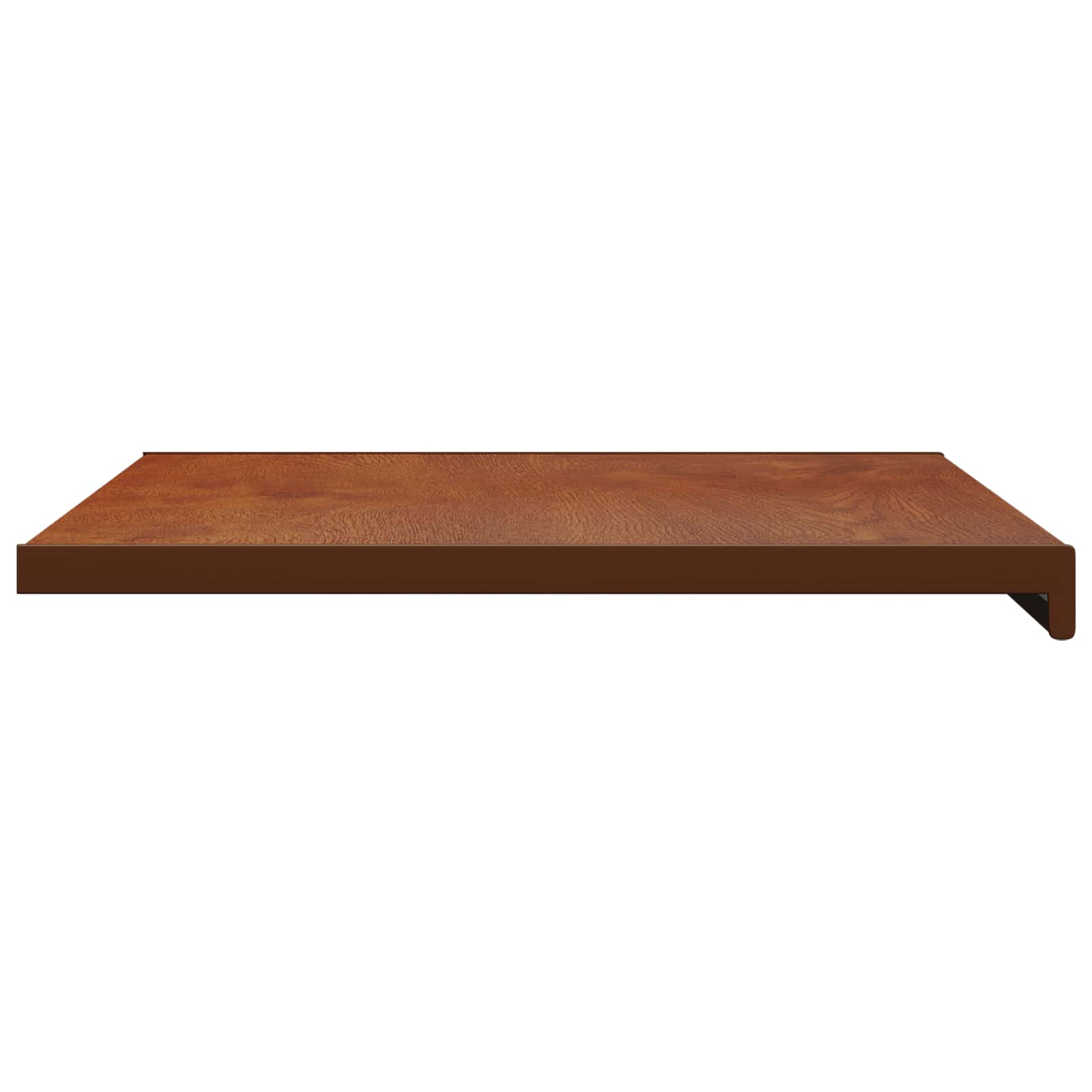 vidaXL Parapet okienny Brązowe drewno 60 x 50 x 4,5 cm PVC