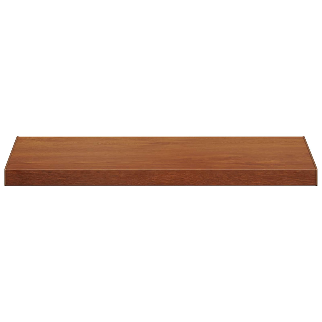 vidaXL Parapet okienny Brązowe drewno 80 x 50 x 4,5 cm PVC