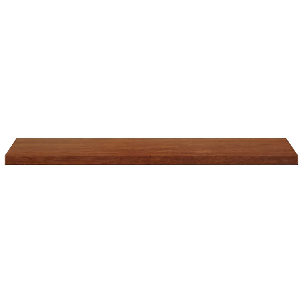 vidaXL Parapet okienny Brązowe drewno 140 x 50 x 4,5 cm PVC