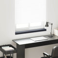 vidaXL Parapet okienny Antracytowy z rysunkiem drewna 60 x 10 x 4,5 cm