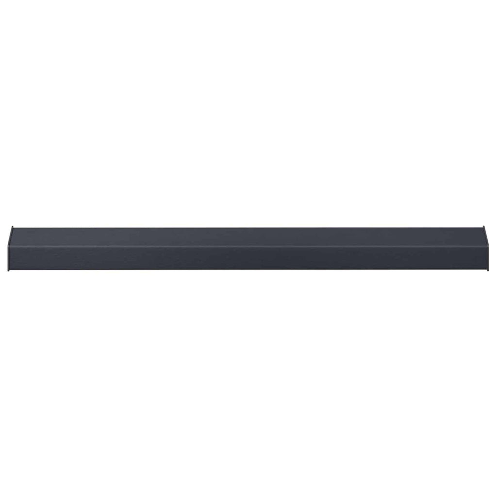 vidaXL Parapet okienny Antracytowy z rysunkiem drewna PVC