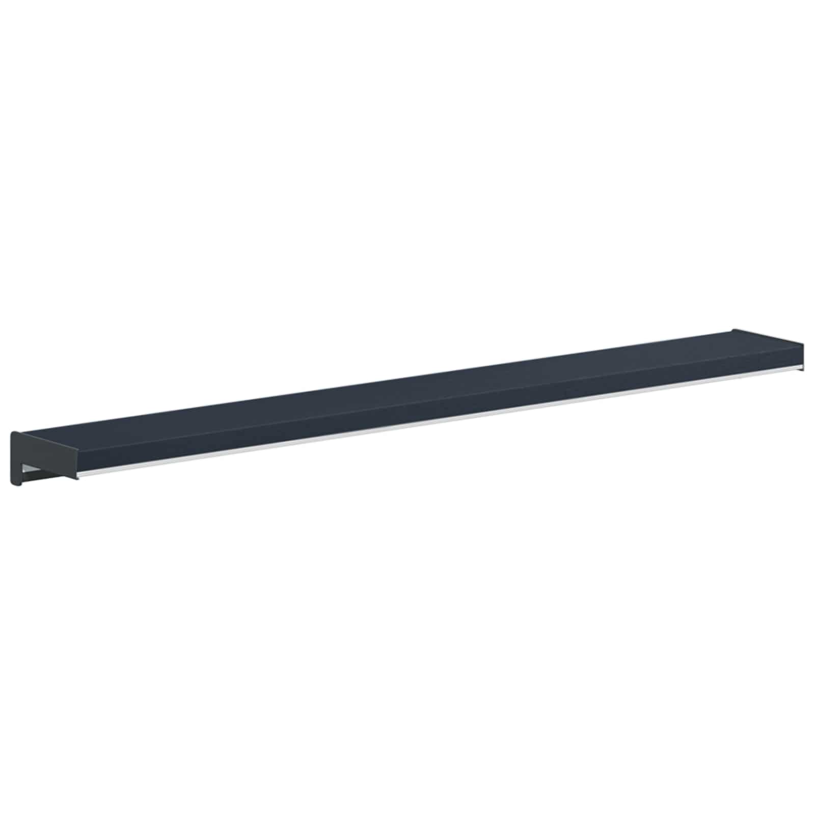 vidaXL Parapet okienny Antracytowy z rysunkiem drewna 60 x 15 x 4,5 cm