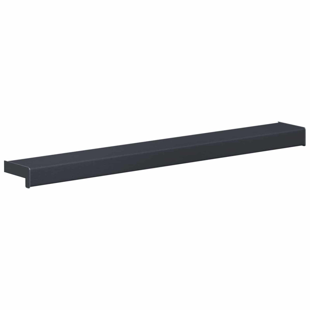 vidaXL Parapet okienny Antracytowy z rysunkiem drewna 80 x 15 x 4,5 cm