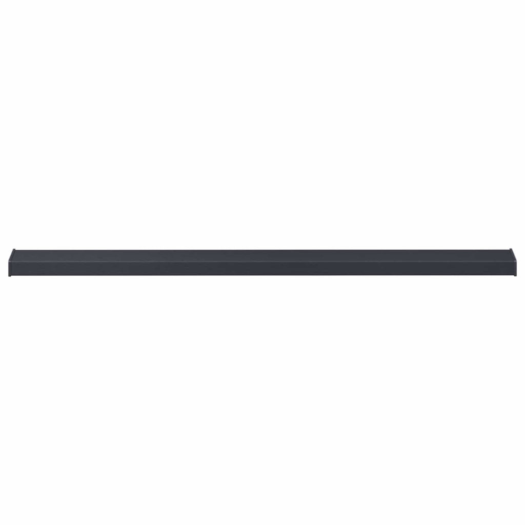 vidaXL Parapet okienny Antracytowy z rysunkiem drewna PVC