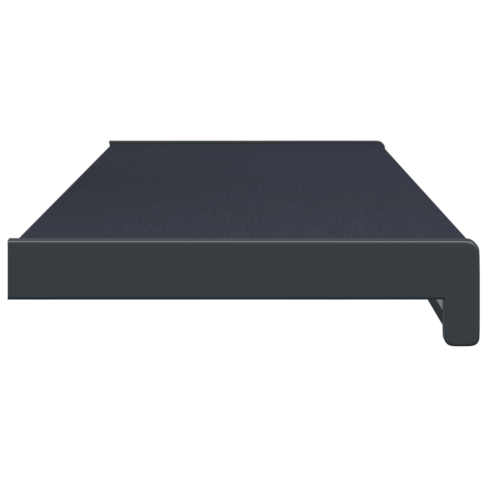 vidaXL Parapet okienny Antracytowy z rysunkiem drewna 60 x 20 x 4,5 cm