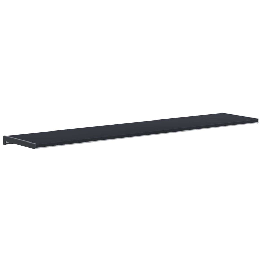 vidaXL Parapet okienny Antracytowy z rysunkiem drewna PVC