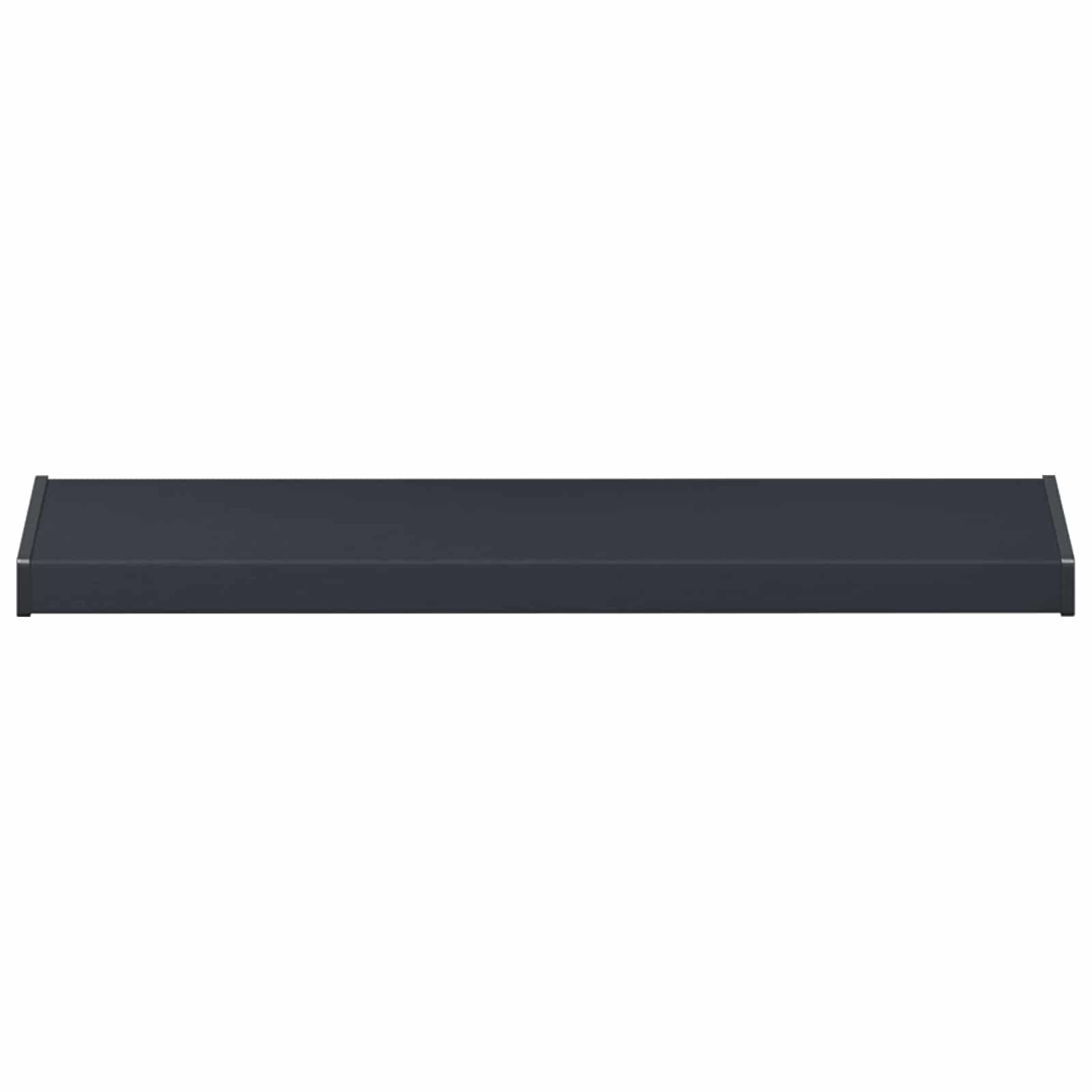 vidaXL Parapet okienny Antracytowy z rysunkiem drewna 80 x 25 x 4,5 cm
