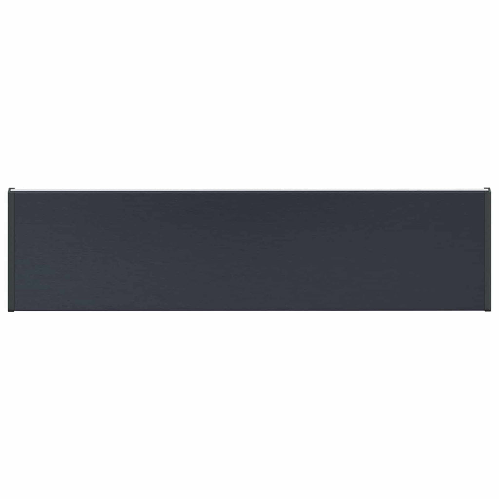 vidaXL Parapet okienny Antracytowy z rysunkiem drewna 80 x 25 x 4,5 cm