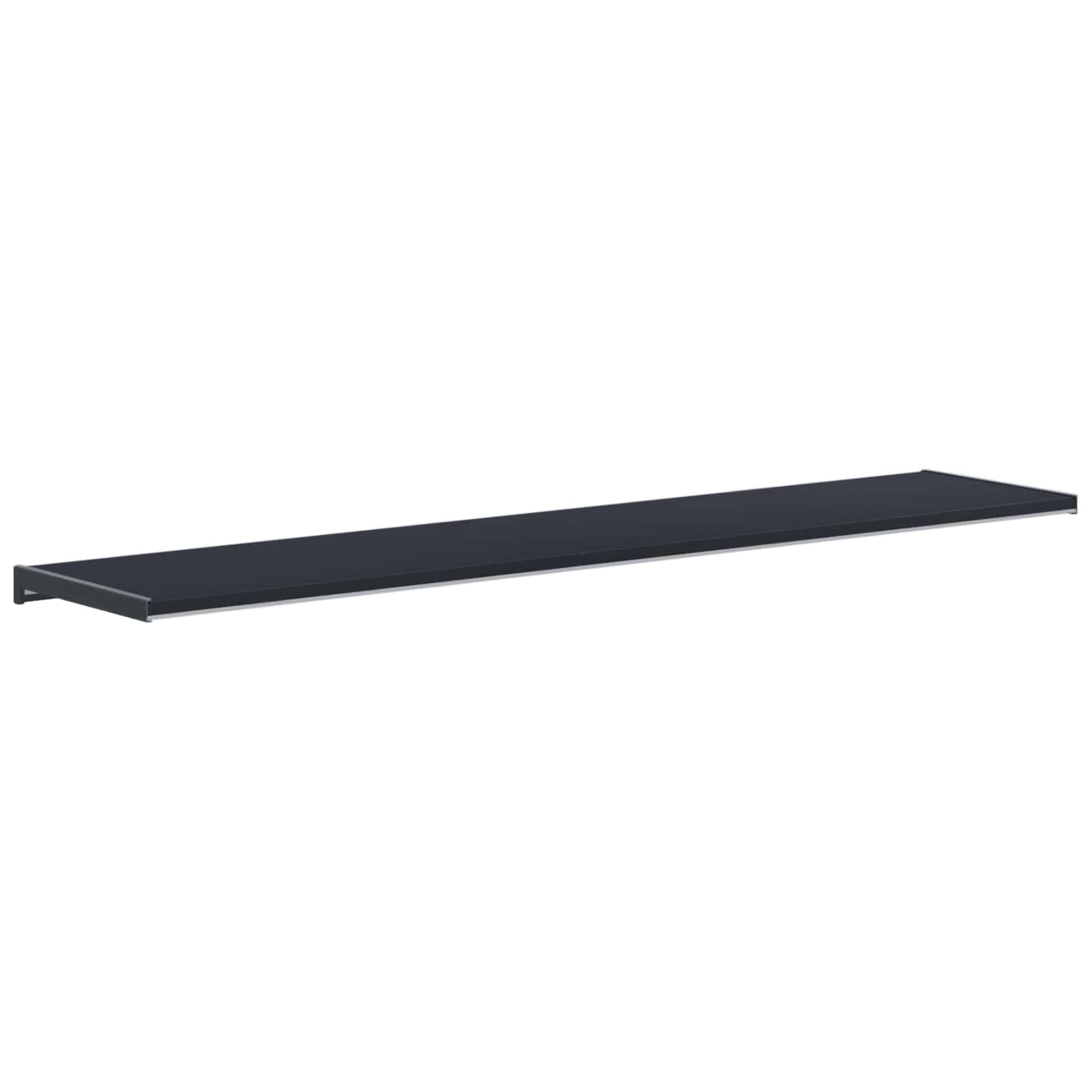 vidaXL Parapet okienny Antracytowy z rysunkiem drewna PVC