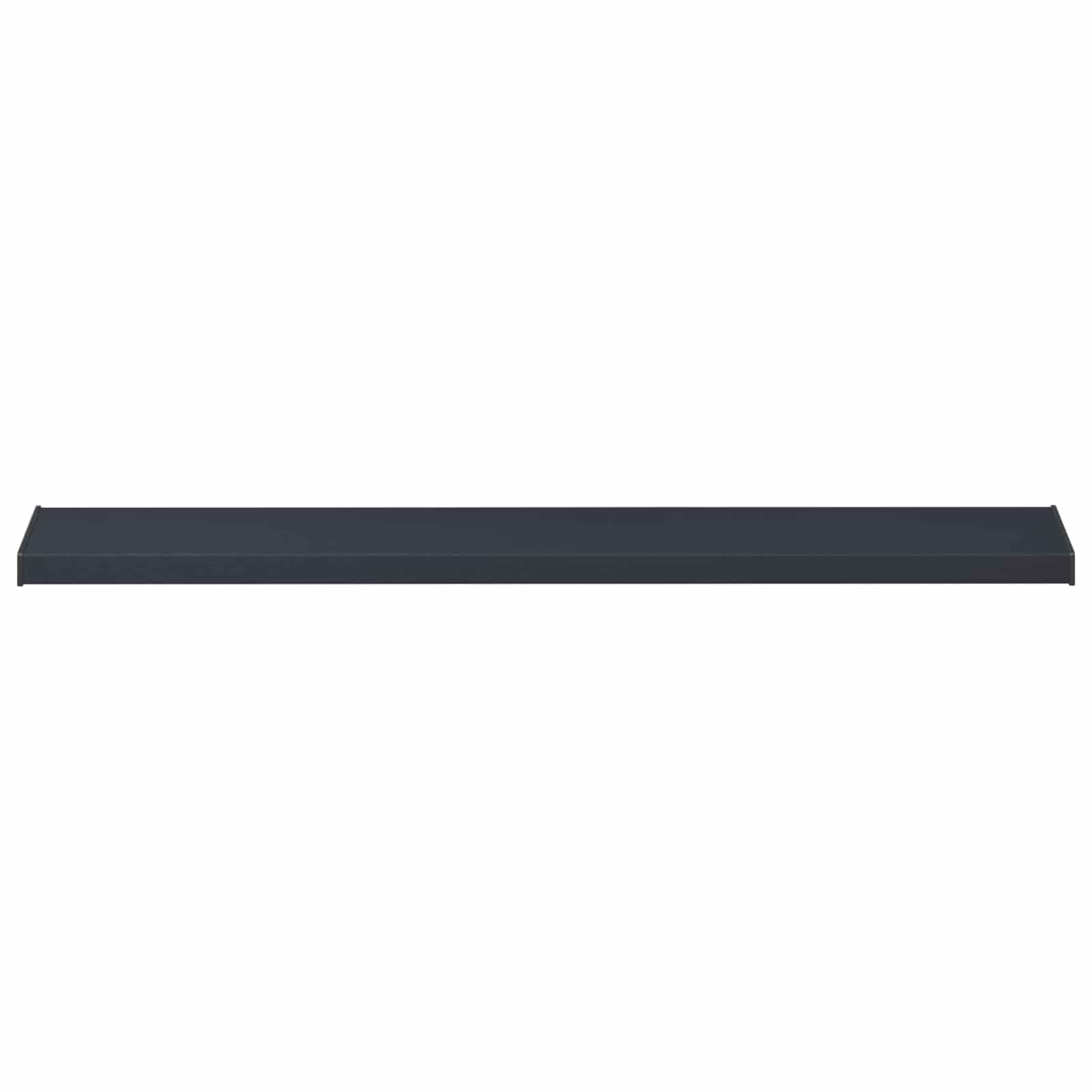 vidaXL Parapet okienny Antracytowy z rysunkiem drewna PVC