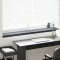 vidaXL Parapet okienny Antracytowy z rysunkiem drewna PVC