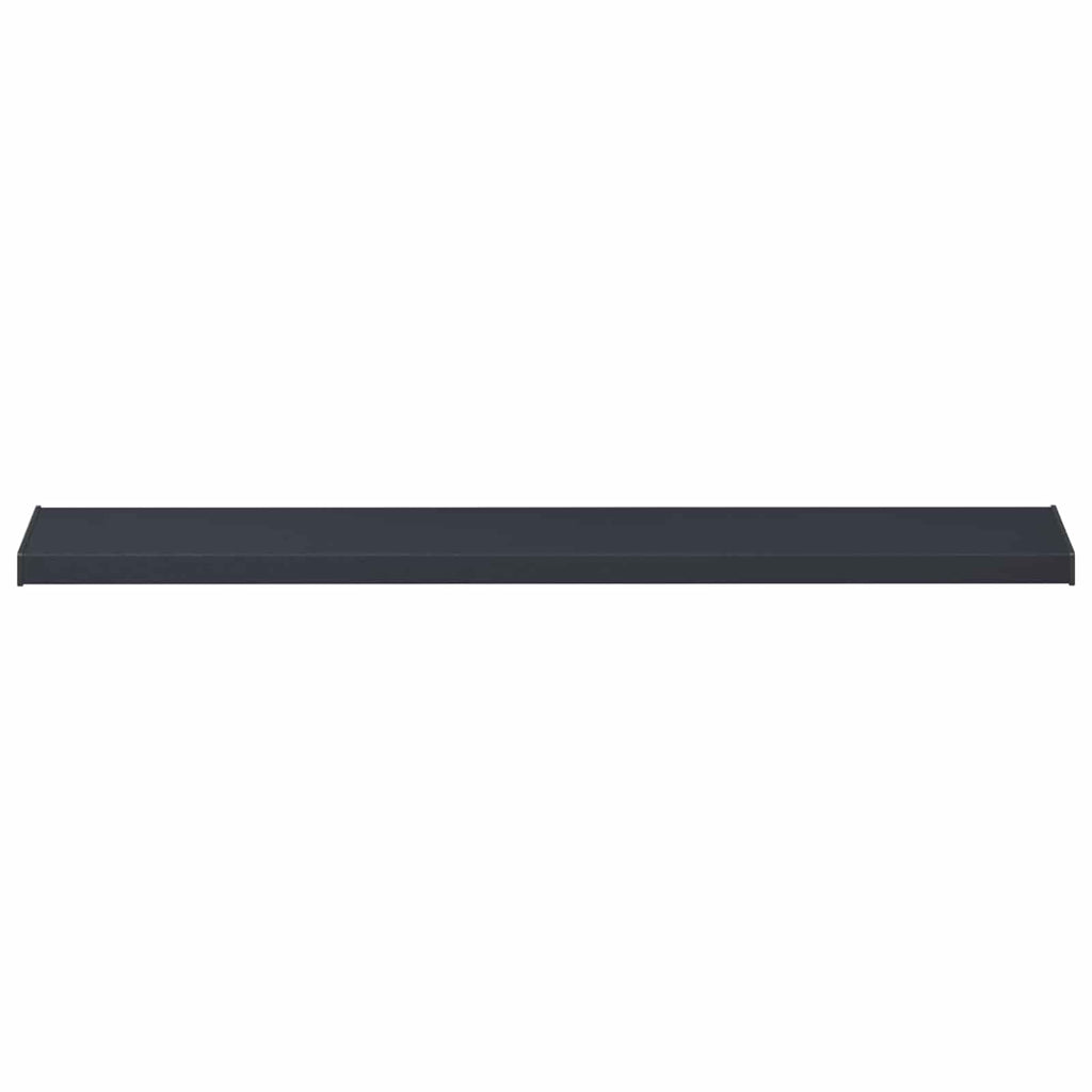 vidaXL Parapet okienny Antracytowy z rysunkiem drewna PVC