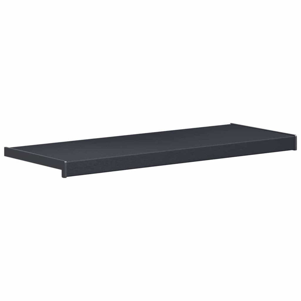 vidaXL Parapet okienny Antracytowy z rysunkiem drewna 60 x 30 x 4,5 cm