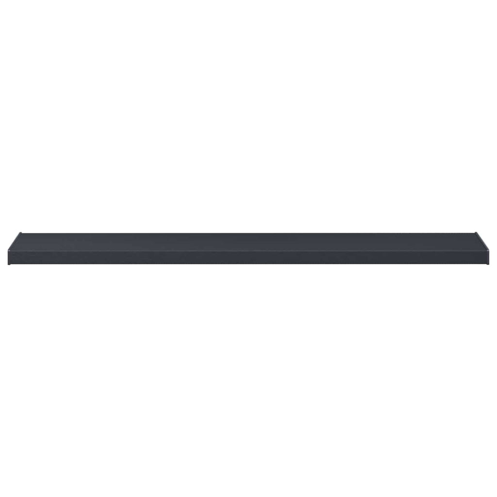 vidaXL Parapet okienny Antracytowy z rysunkiem drewna PVC
