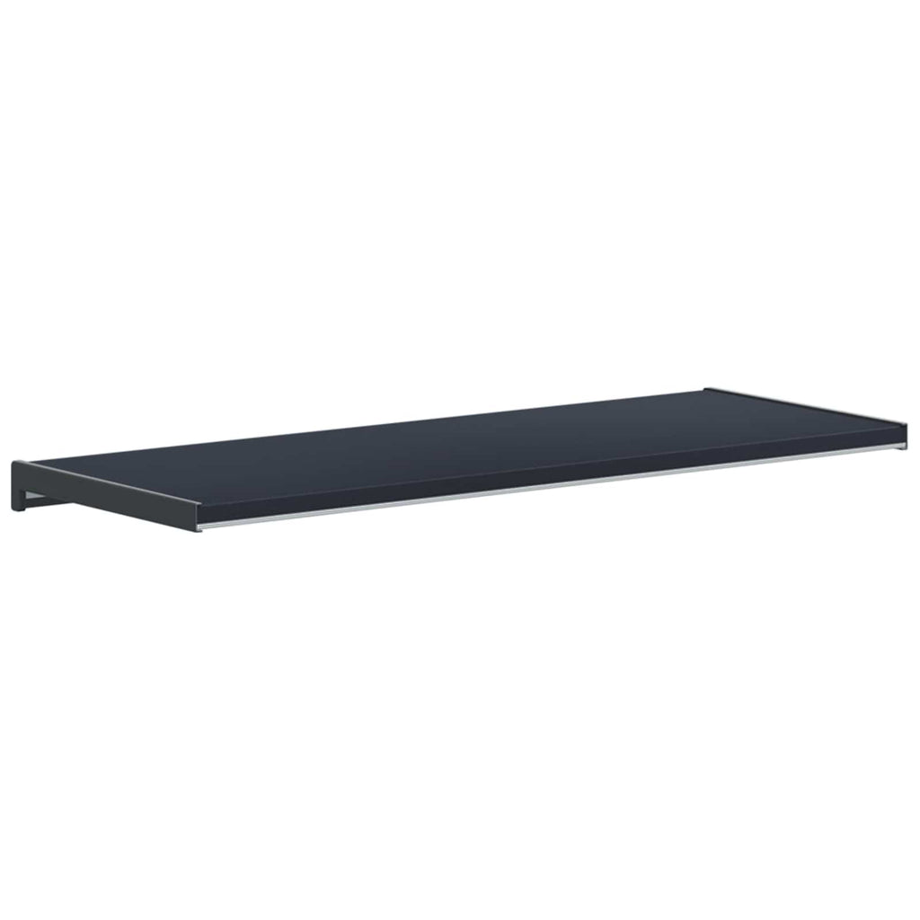 vidaXL Parapet okienny Antracytowy z rysunkiem drewna 60 x 35 x 4,5 cm