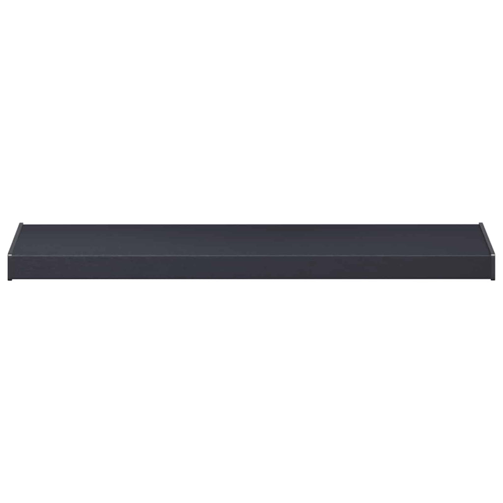vidaXL Parapet okienny Antracytowy z rysunkiem drewna PVC