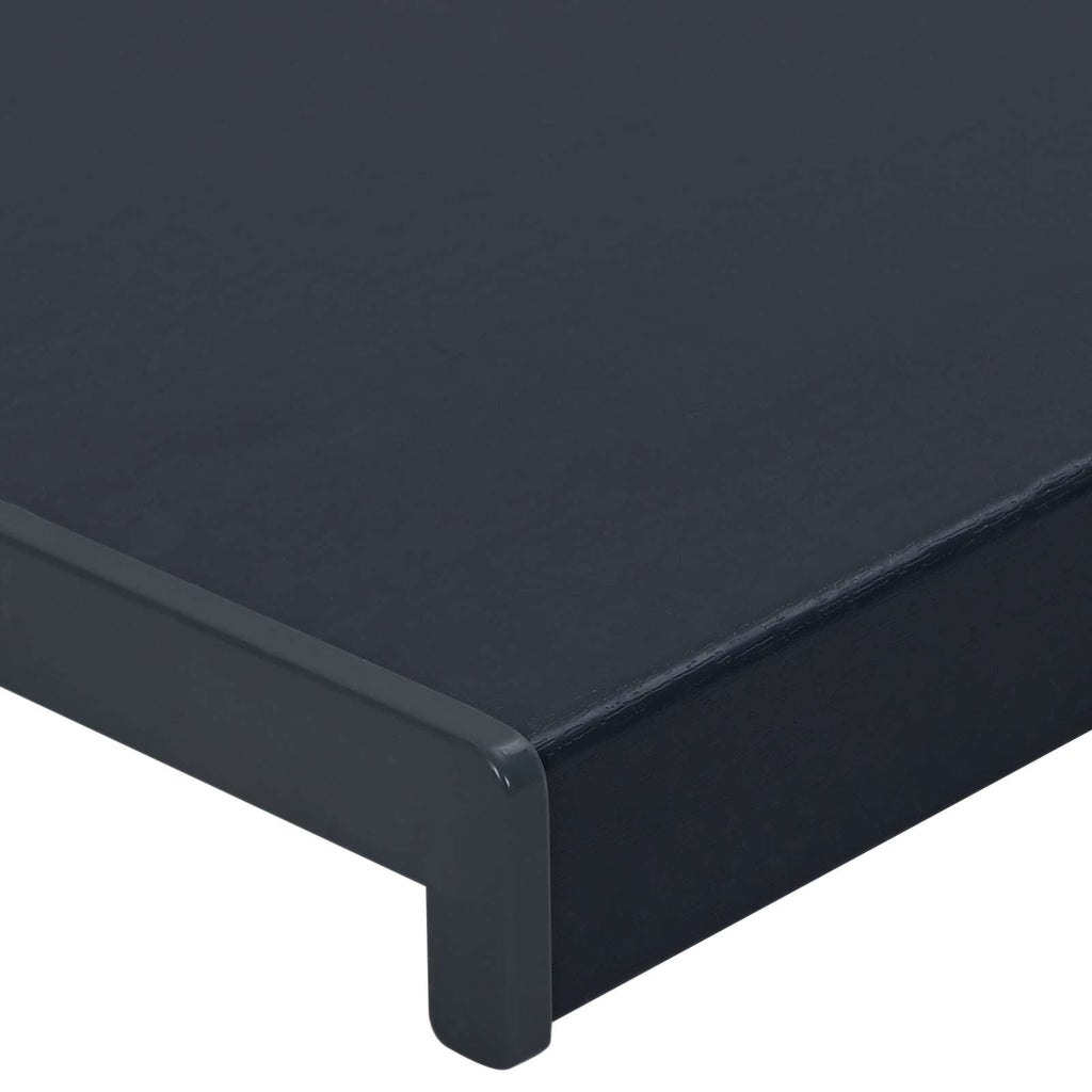 vidaXL Parapet okienny Antracytowy z rysunkiem drewna PVC