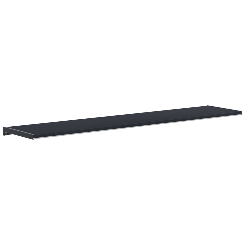 vidaXL Parapet okienny Antracytowy z rysunkiem drewna PVC