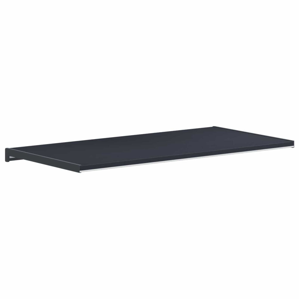 vidaXL Parapet okienny Antracytowy z rysunkiem drewna 60 x 40 x 4,5 cm