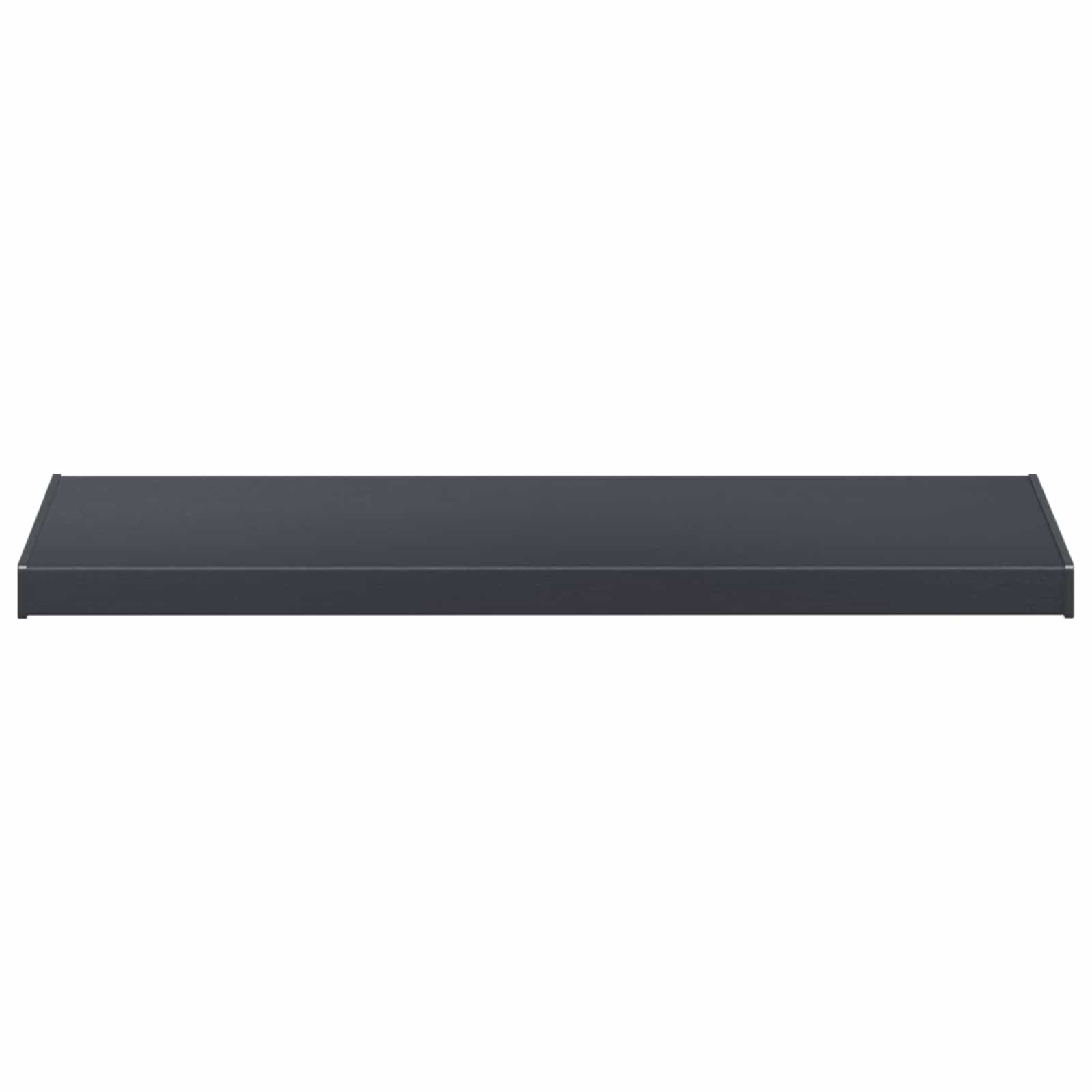 vidaXL Parapet okienny Antracytowy z rysunkiem drewna 60 x 40 x 4,5 cm