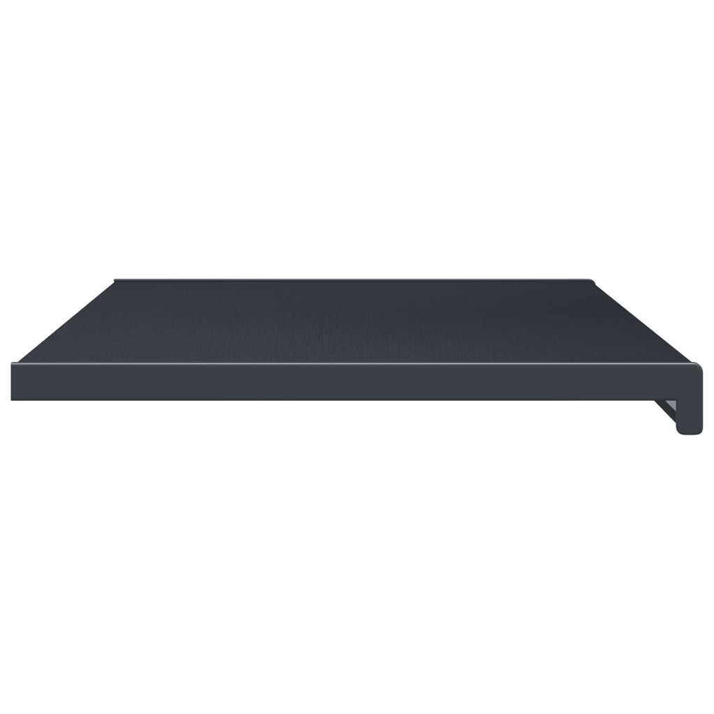 vidaXL Parapet okienny Antracytowy z rysunkiem drewna PVC