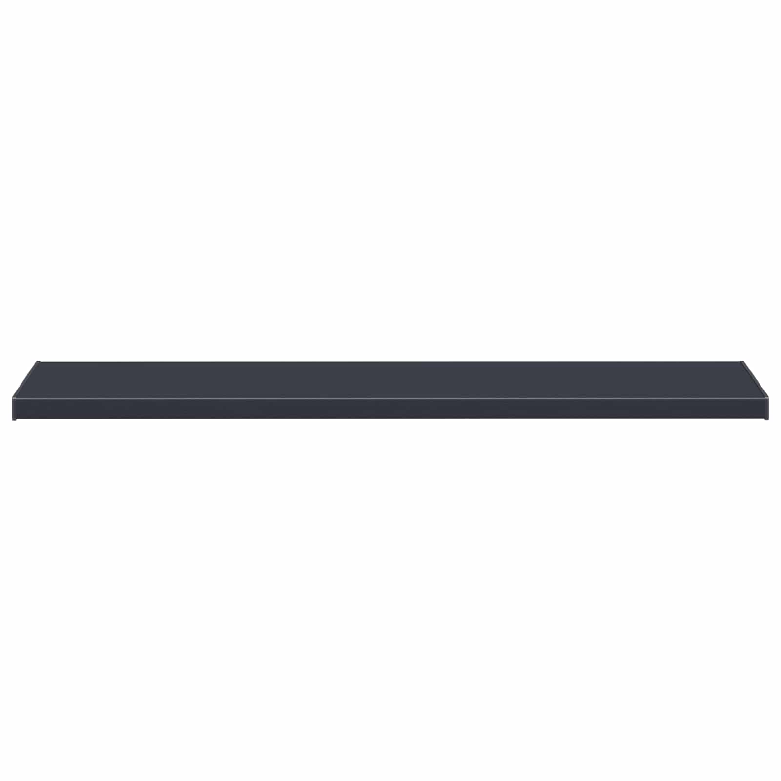 vidaXL Parapet okienny Antracytowy z rysunkiem drewna PVC