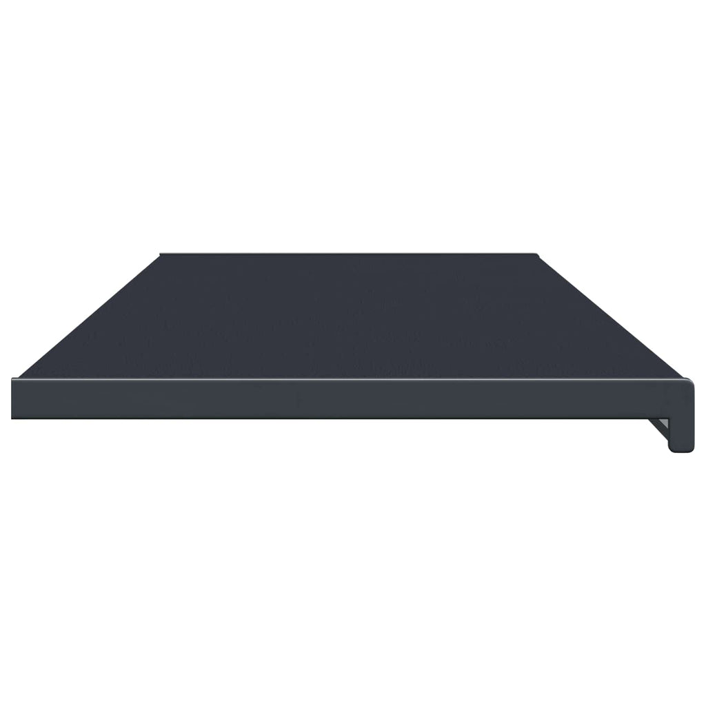 vidaXL Parapet okienny Antracytowy z rysunkiem drewna PVC