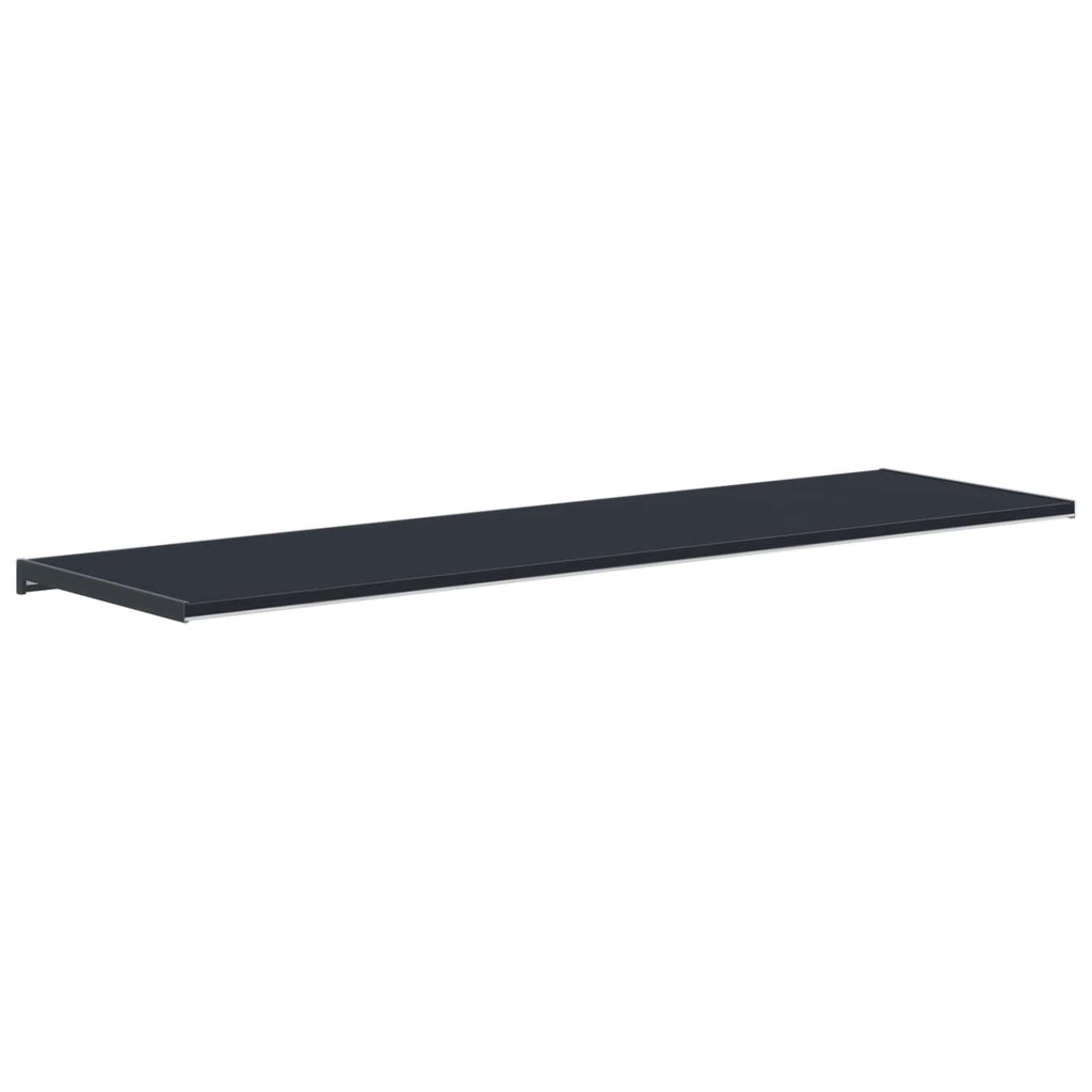 vidaXL Parapet okienny Antracytowy z rysunkiem drewna PVC