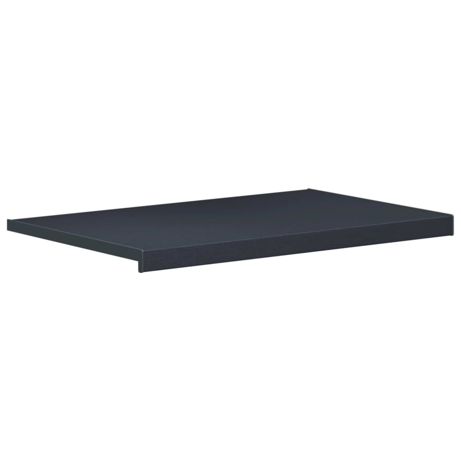 vidaXL Parapet okienny Antracytowy z rysunkiem drewna 60 x 50 x 4,5 cm