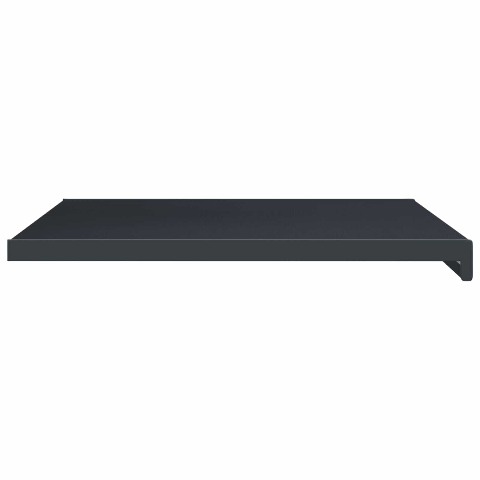 vidaXL Parapet okienny Antracytowy z rysunkiem drewna 60 x 50 x 4,5 cm