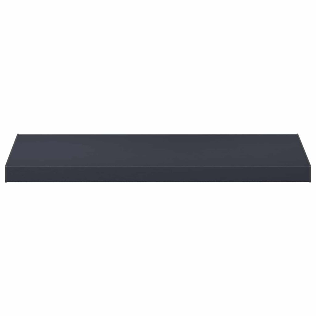vidaXL Parapet okienny Antracytowy z rysunkiem drewna 80 x 50 x 4,5 cm