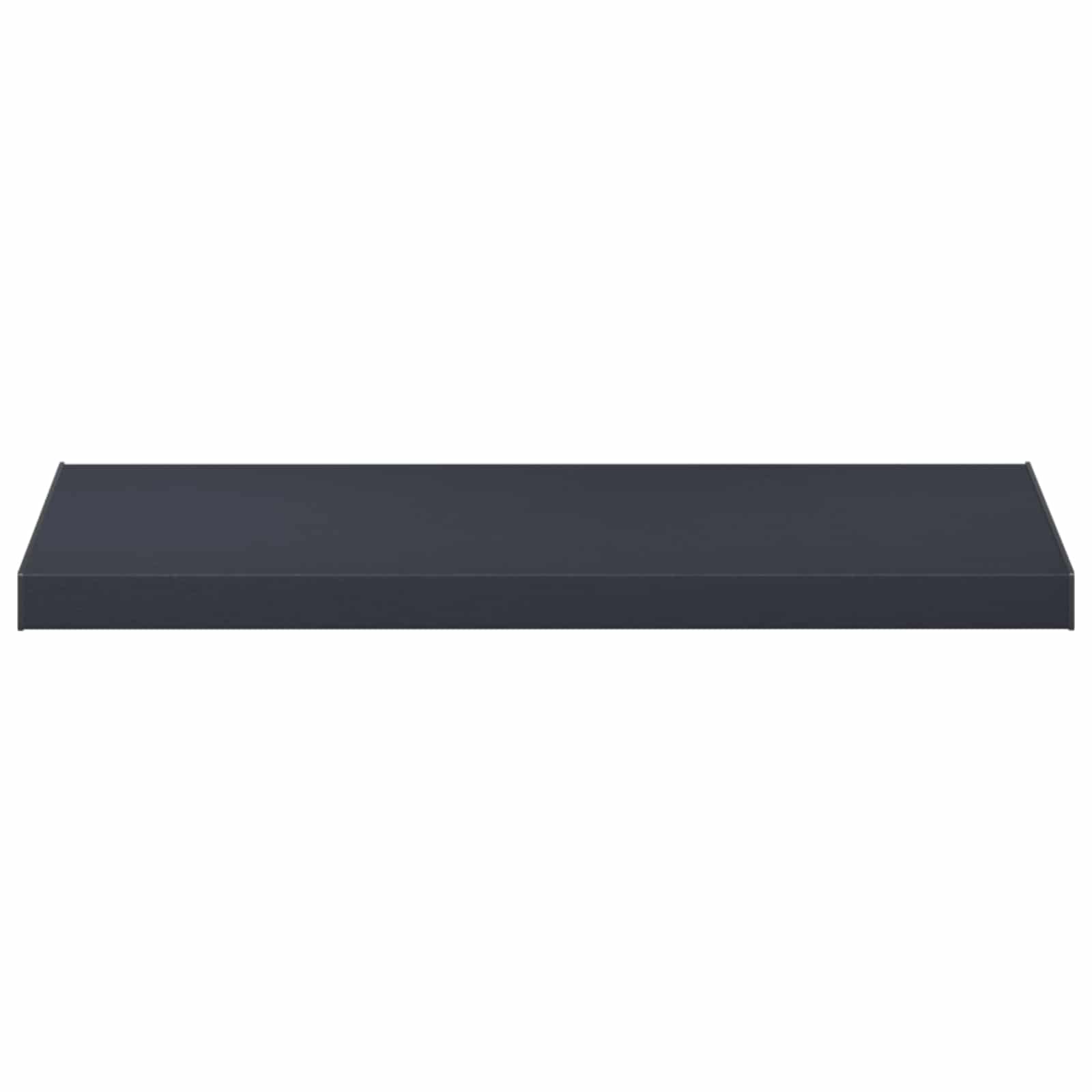 vidaXL Parapet okienny Antracytowy z rysunkiem drewna 80 x 50 x 4,5 cm