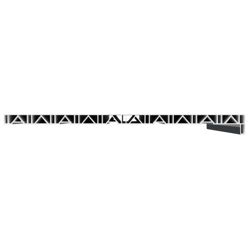 vidaXL Parapet okienny Antracytowy z rysunkiem drewna 80 x 50 x 4,5 cm