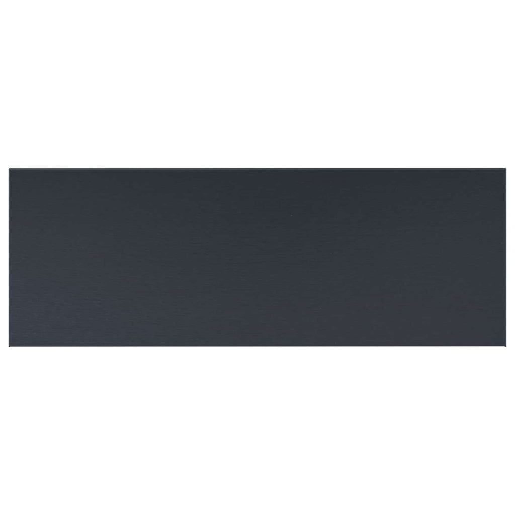 vidaXL Parapet okienny Antracytowy z rysunkiem drewna PVC