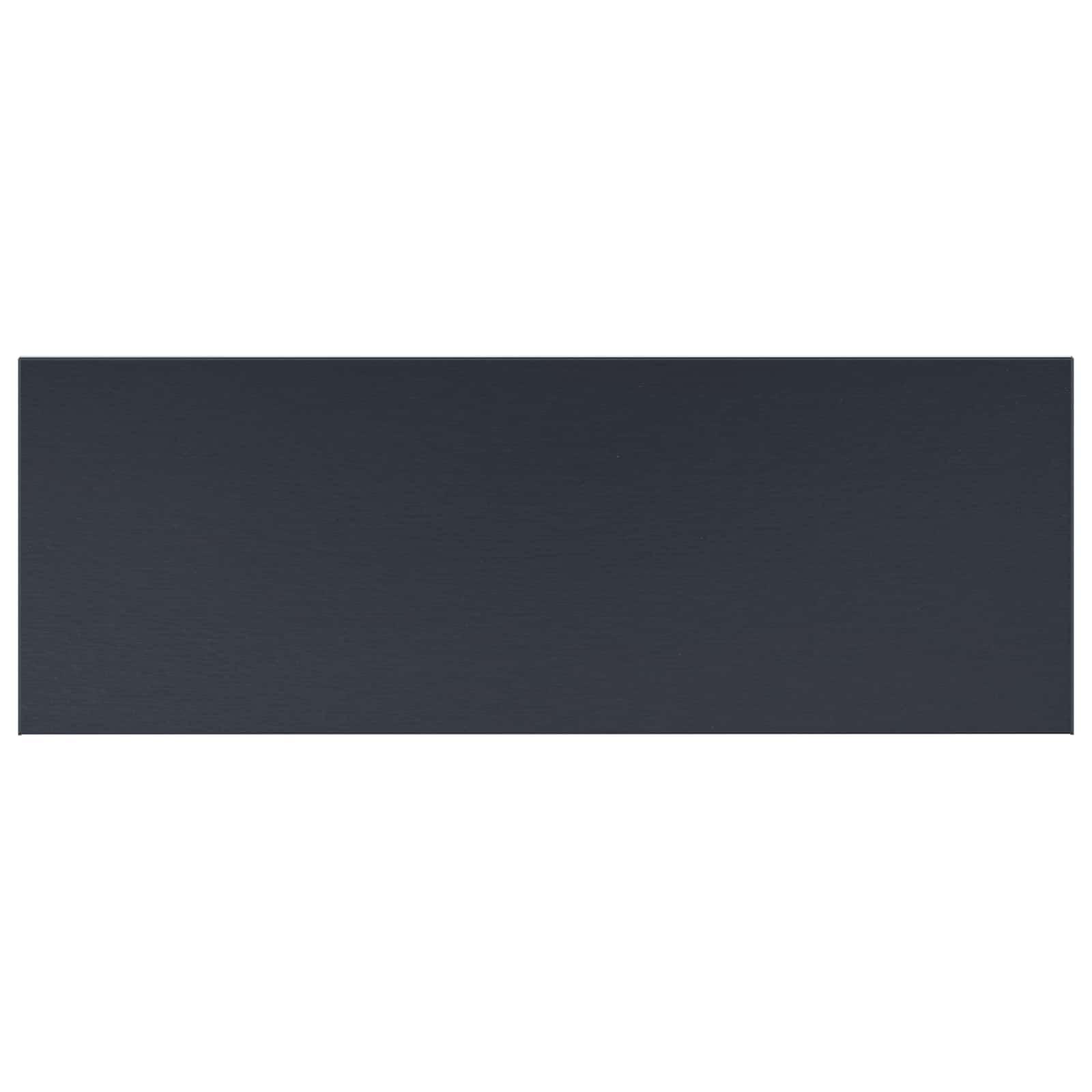 vidaXL Parapet okienny Antracytowy z rysunkiem drewna PVC