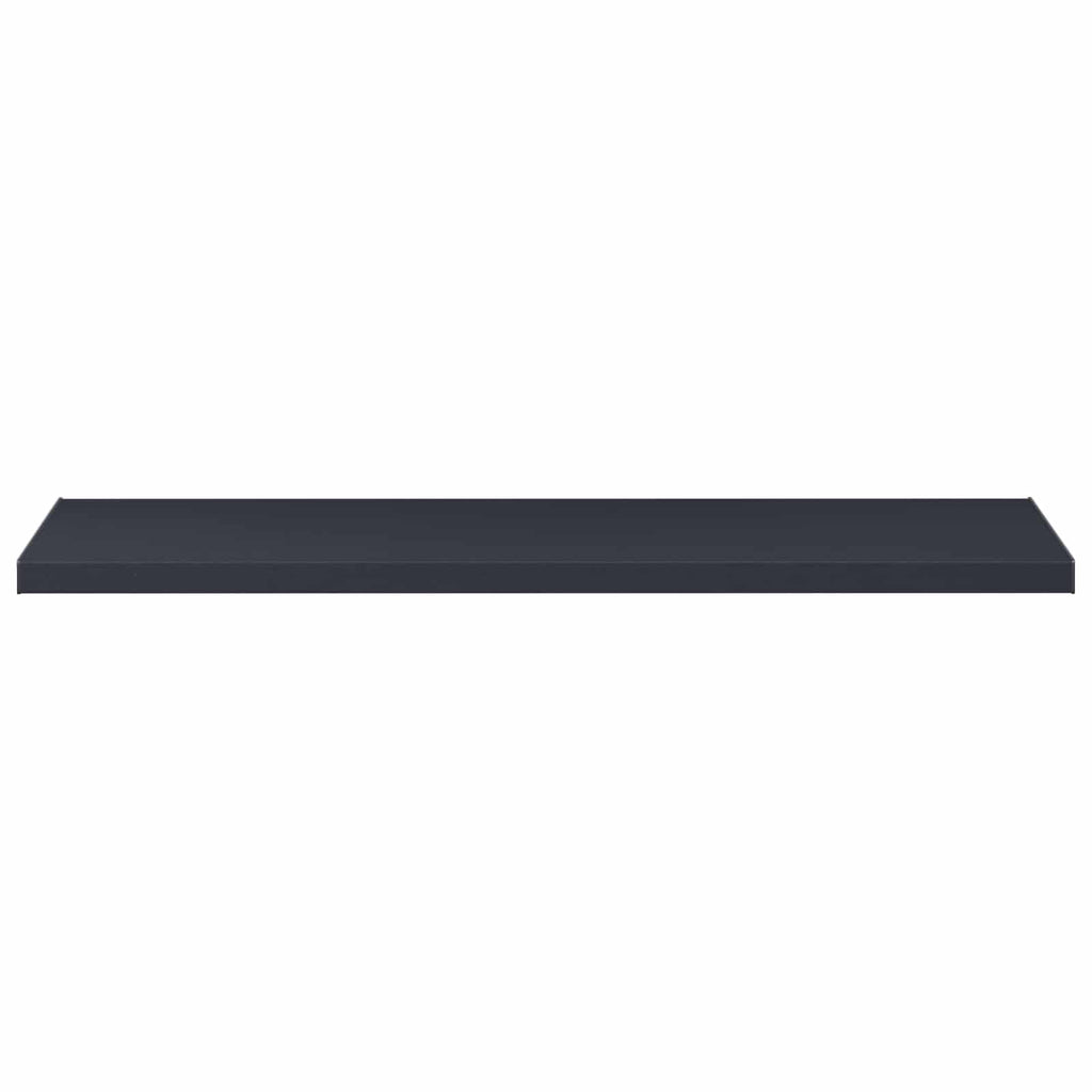 vidaXL Parapet okienny Antracytowy z rysunkiem drewna PVC