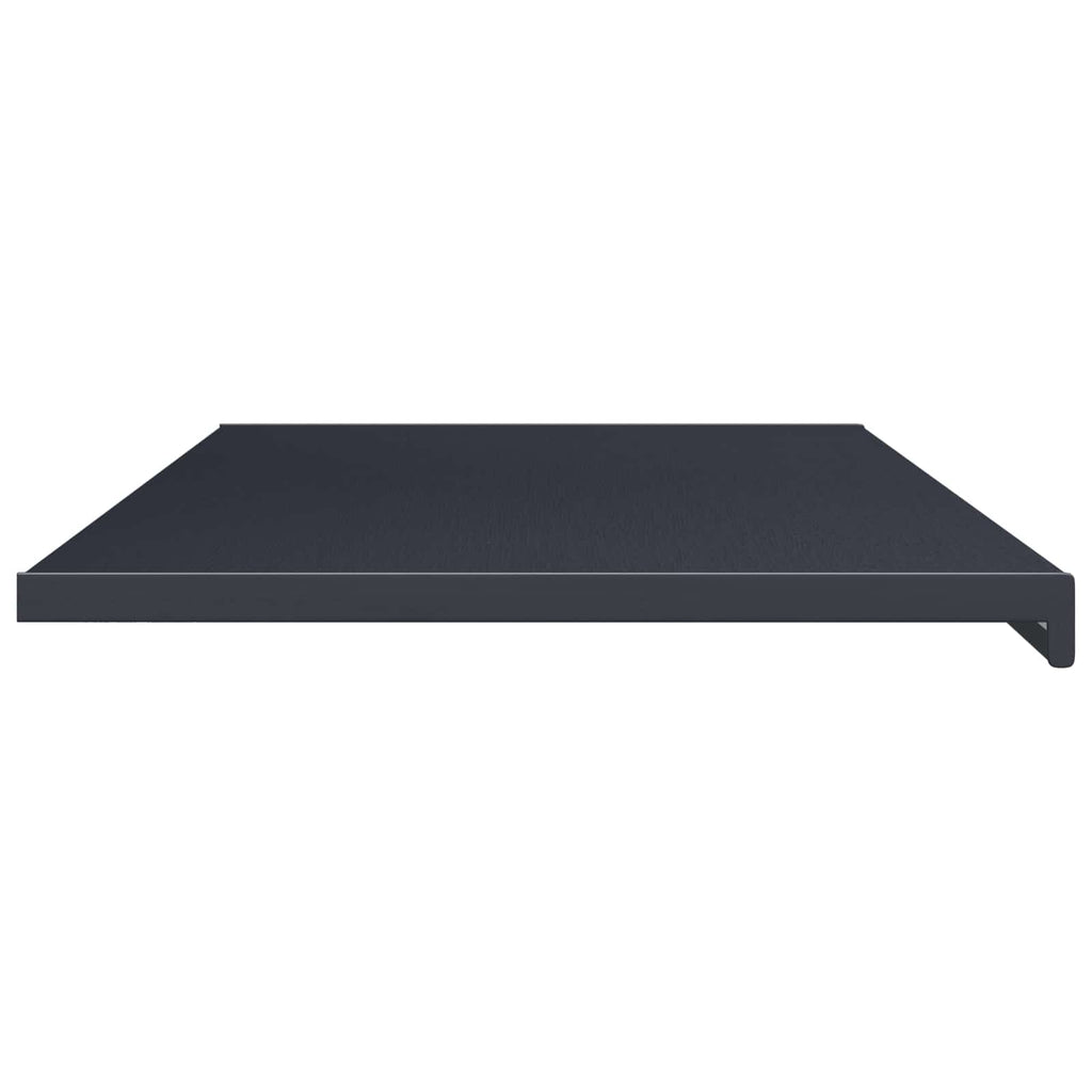vidaXL Parapet okienny Antracytowy z rysunkiem drewna PVC