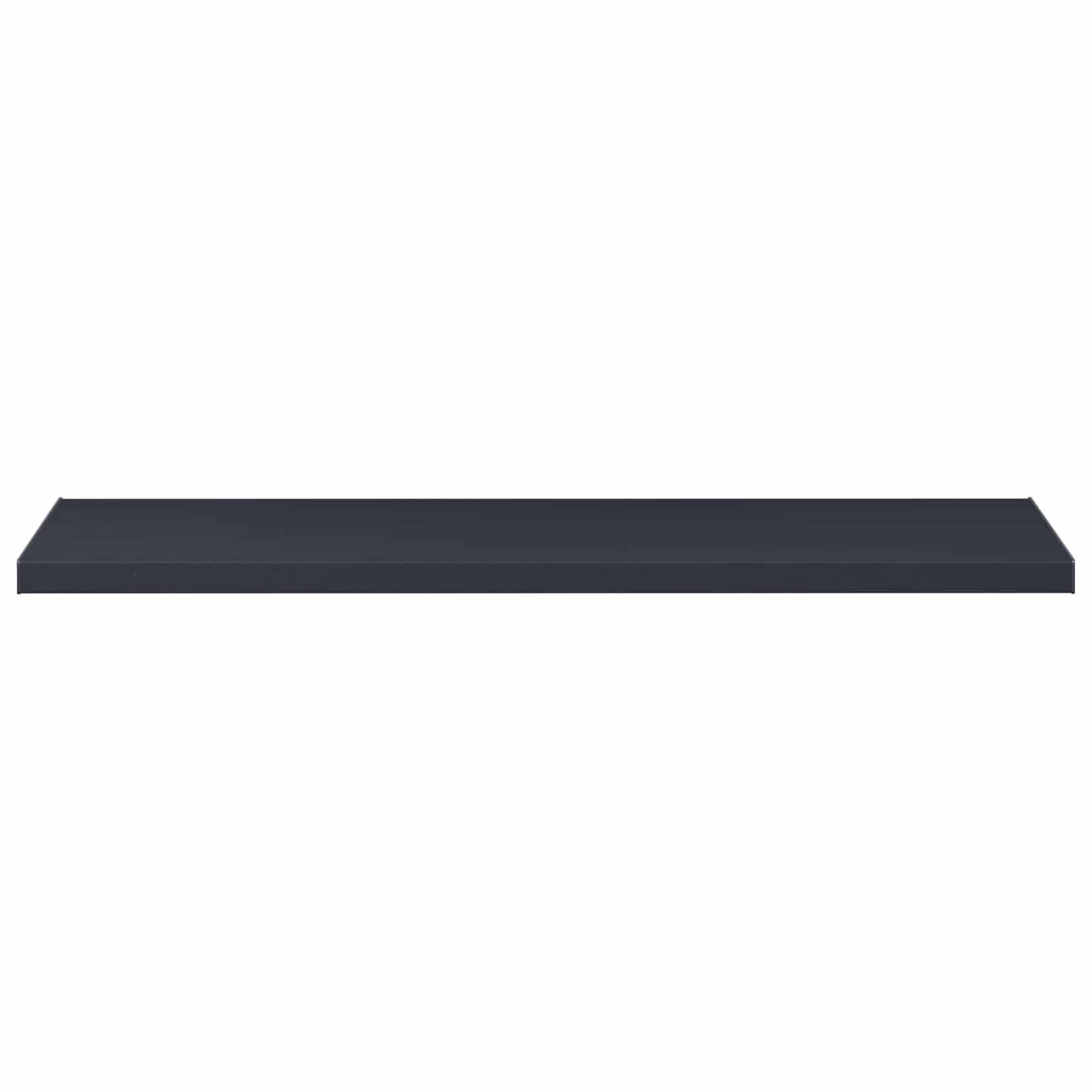 vidaXL Parapet okienny Antracytowy z rysunkiem drewna PVC