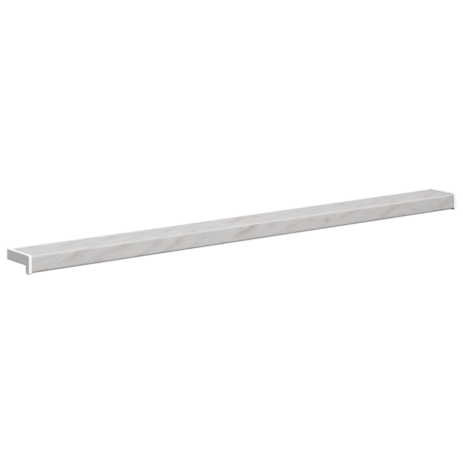 vidaXL Parapet okienny Klejek marmurowy 120 x 10 x 4,5 cm PVC