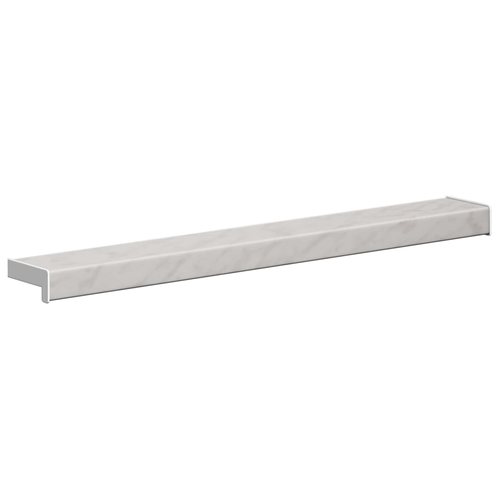 vidaXL Parapet okienny Klejek marmurowy 80 x 15 x 4,5 cm PVC