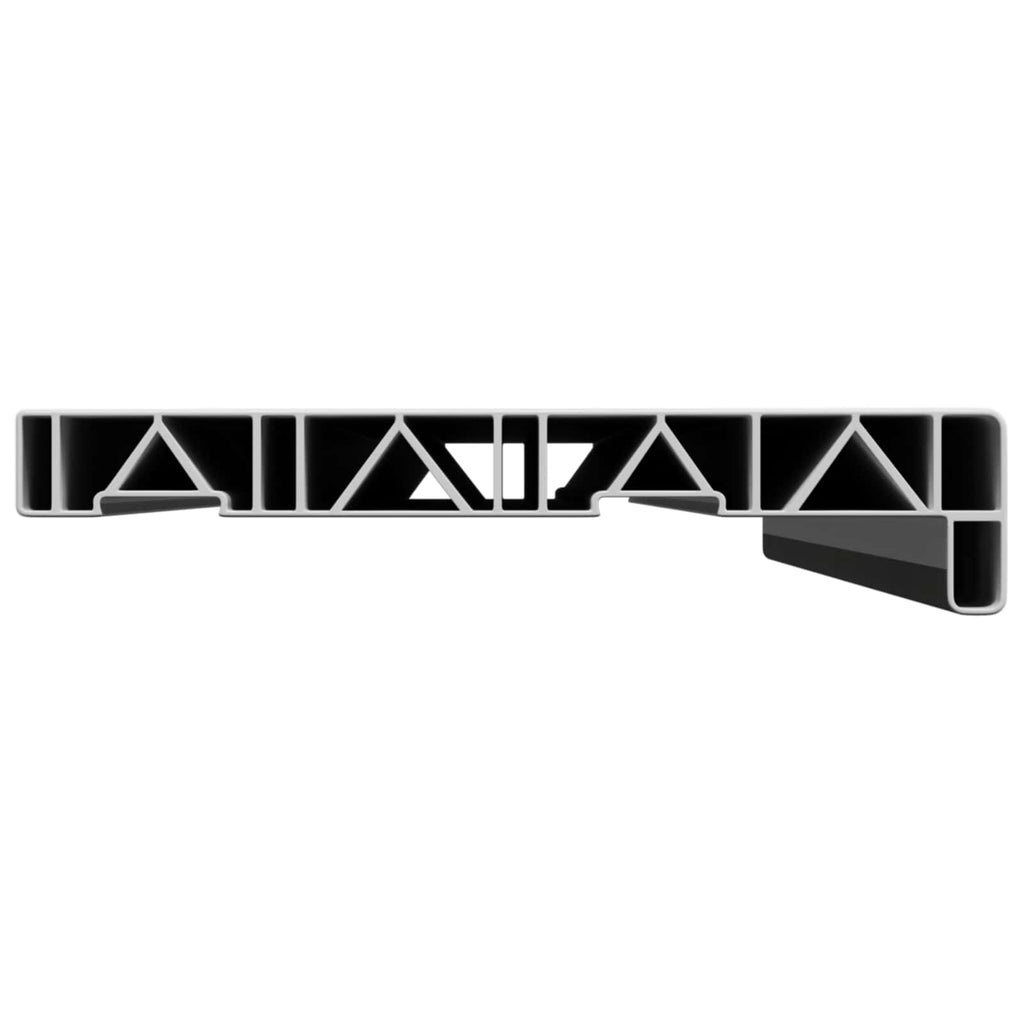 vidaXL Parapet okienny Klejek marmurowy 100 x 20 x 4,5 cm PVC