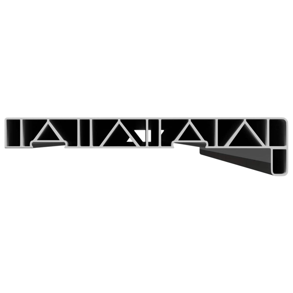 vidaXL Parapet okienny Klejek marmurowy 160 x 20 x 4,5 cm PVC