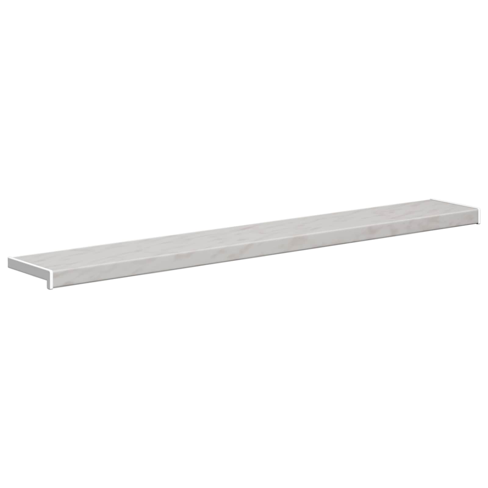 vidaXL Parapet okienny Klejek marmurowy 120 x 25 x 4,5 cm PVC