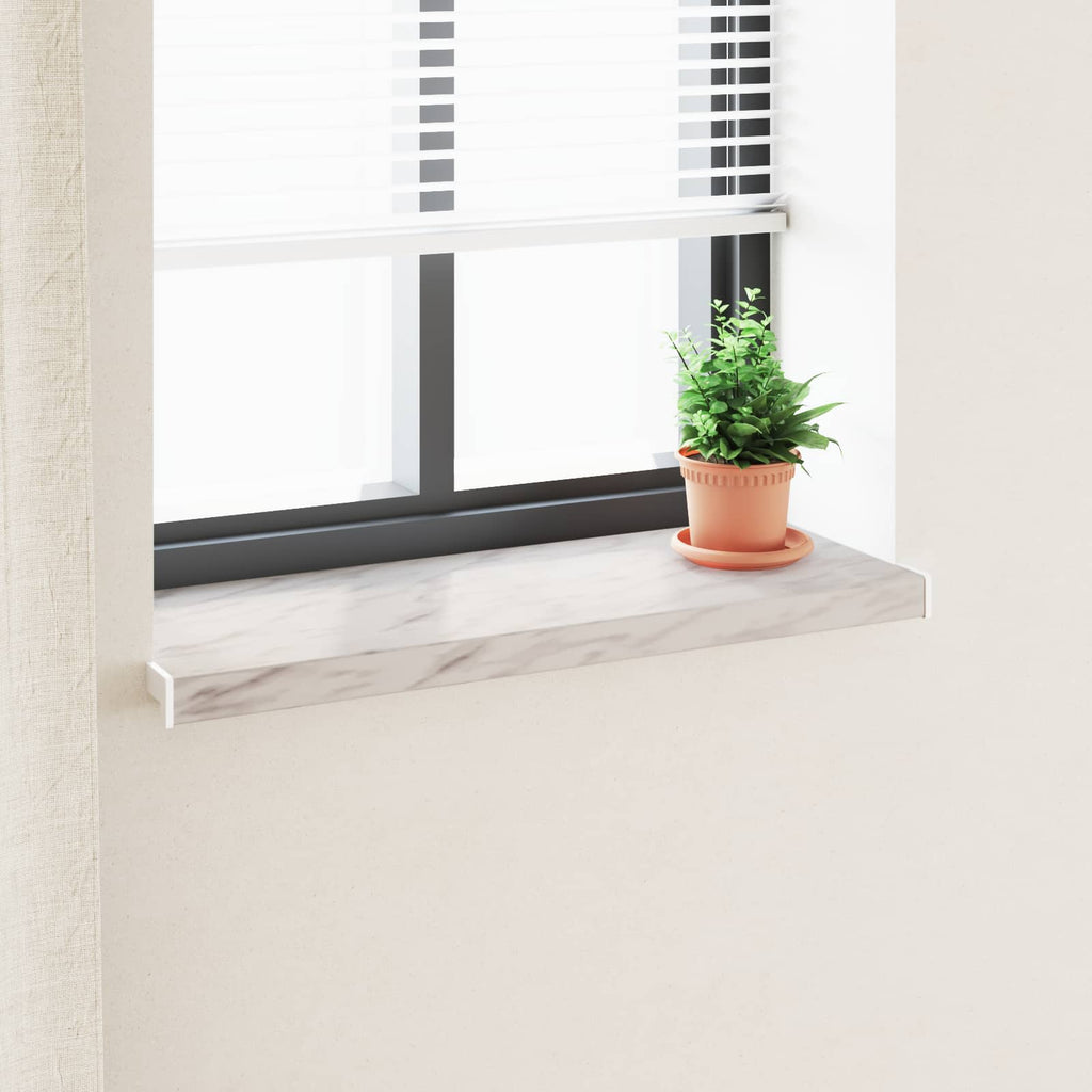 vidaXL Parapet okienny Klejek marmurowy 100 x 30 x 4,5 cm PVC