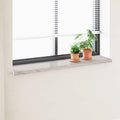 vidaXL Parapet okienny Klejek marmurowy 120 x 30 x 4,5 cm PVC