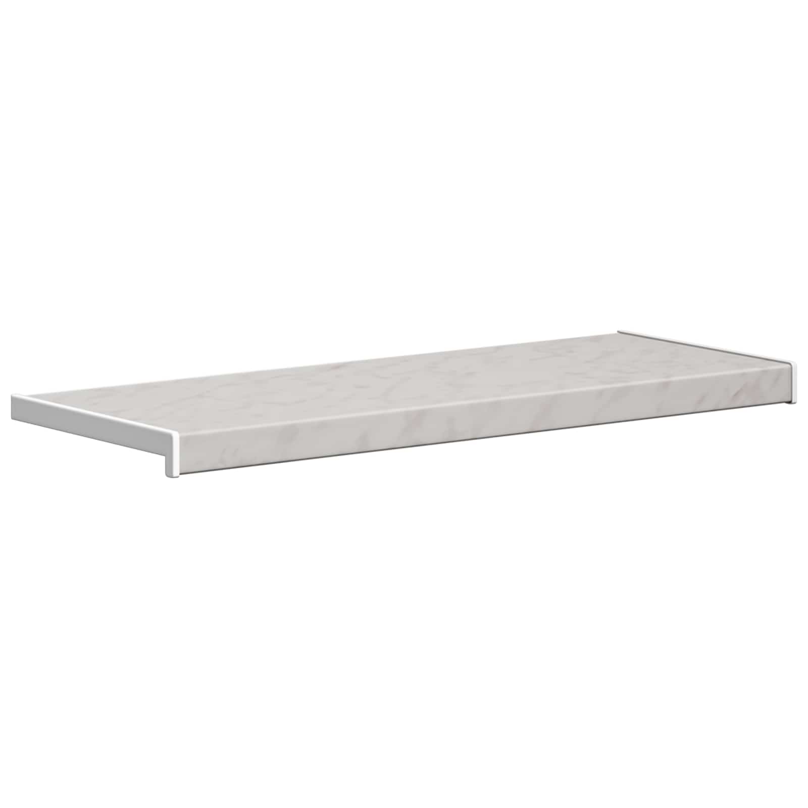 vidaXL Parapet okienny Klejek marmurowy 80 x 35 x 4,5 cm PVC